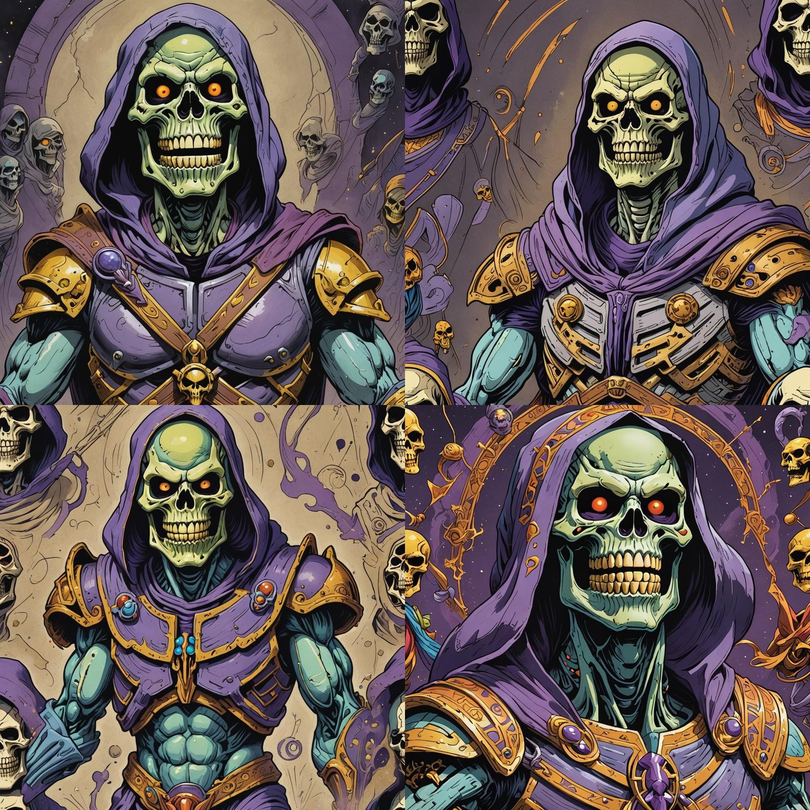 Smiling Skeletor
