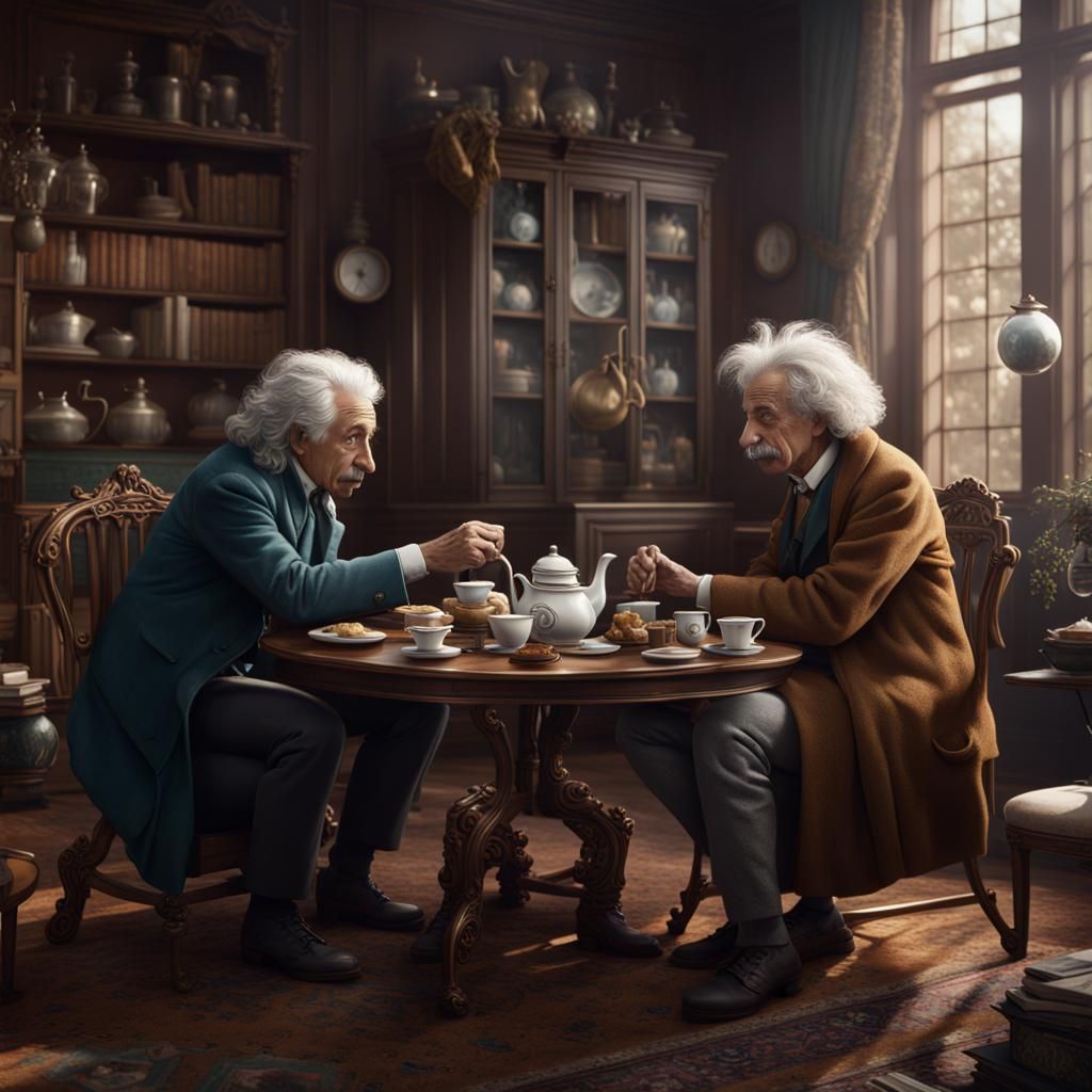 Einstein and Newton at a Tea Party