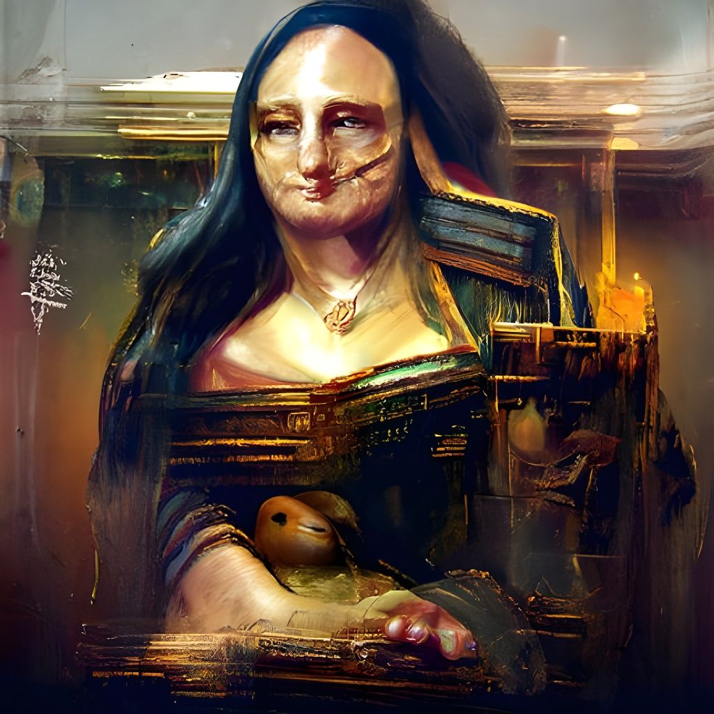 Mona Lisa by Greg rutkowski