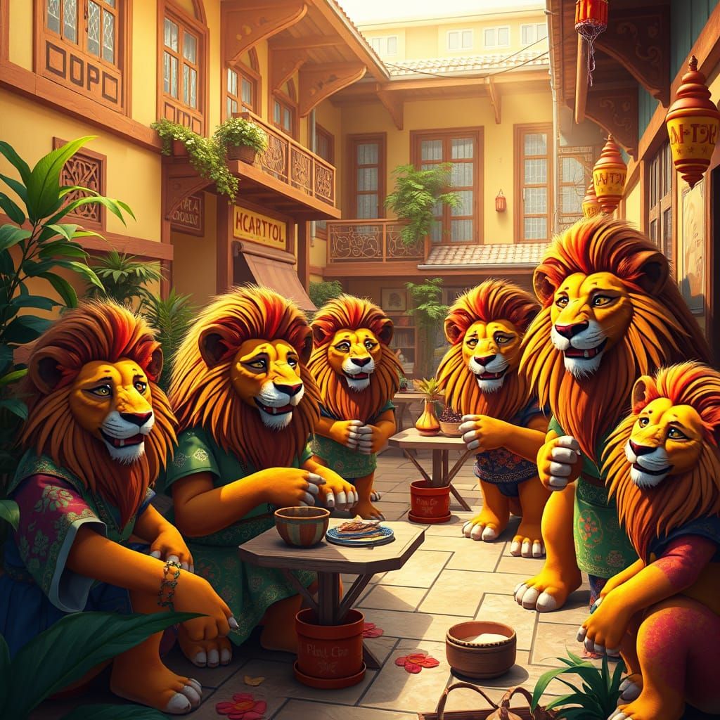 Vibrant Lions Build Whimsical Charity Cafe in Public School ...