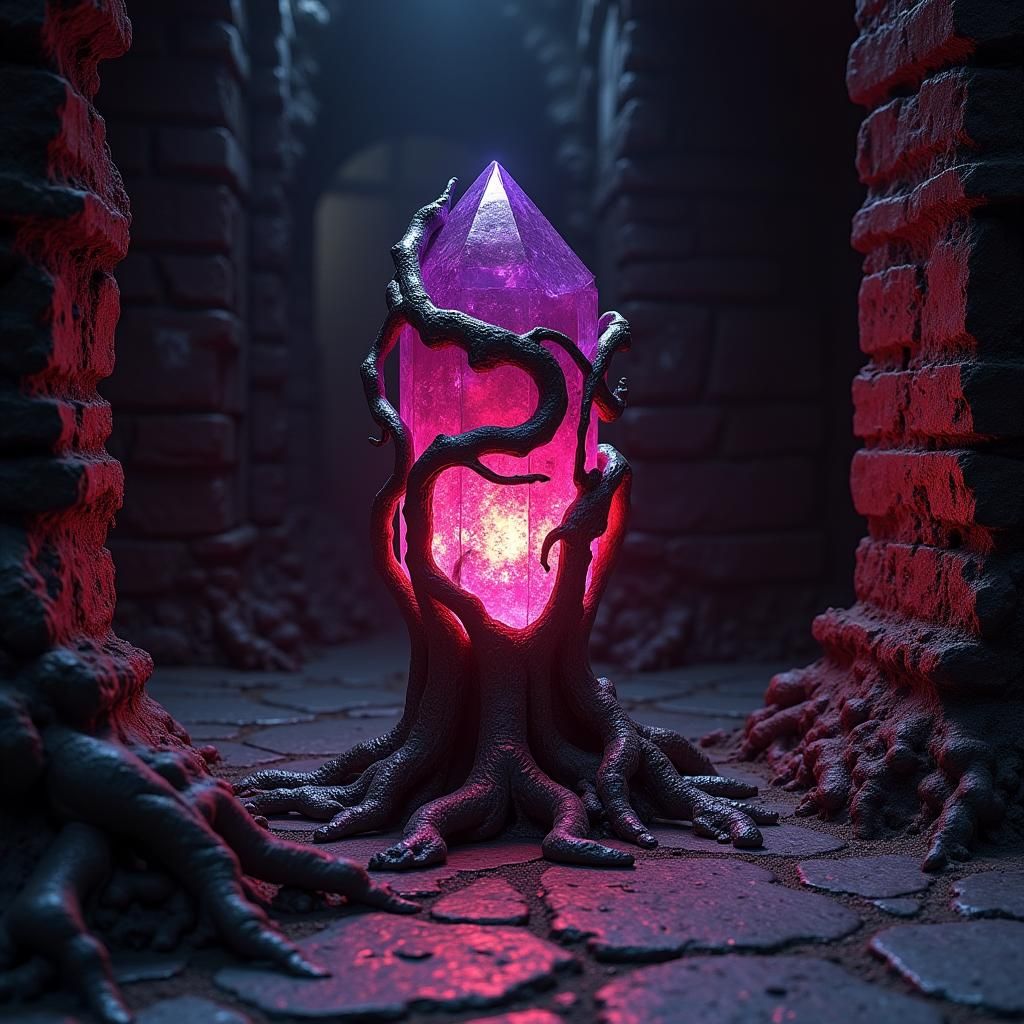 Ancient Chamber of Mystic Crystal