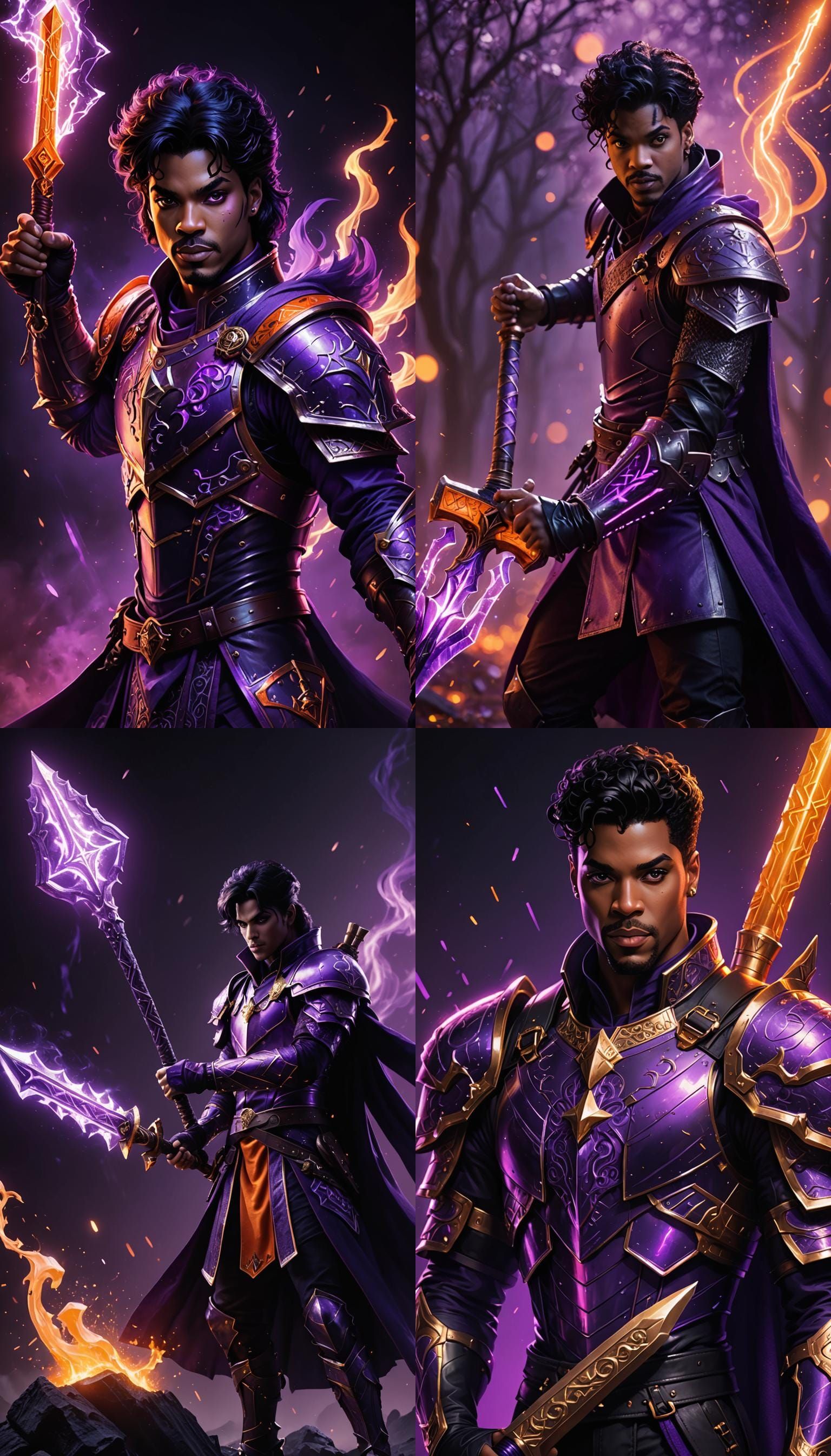 The Artist formerly known as Prince as a Battle Mage