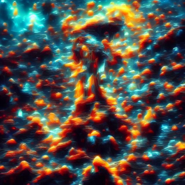 Neon Ghosts in Haunted Mansion: 3D Halloween Spectacle