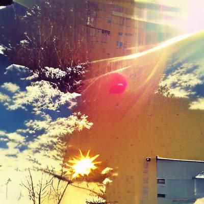 Impending Solar Explosion on a Sunny Day