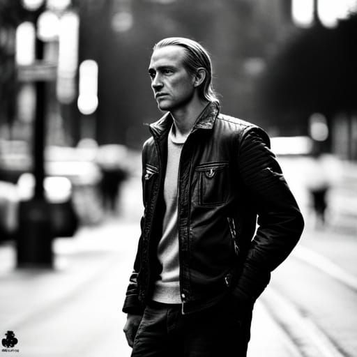 Hyperrealistic Man with Intricate Details in HDR