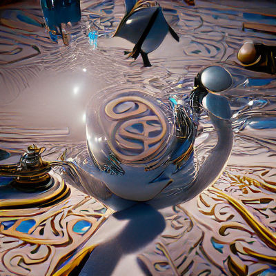 Abstract Quantum Leap Through Reflective Glass