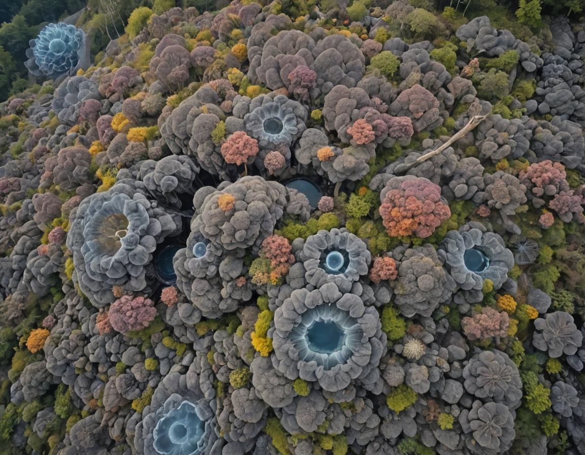 Fractoluminescence Eden Project in Acrylic