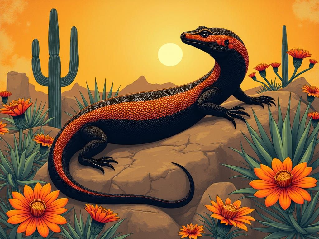 Minimalist Desert Masterpiece with Golden Ratio Composition