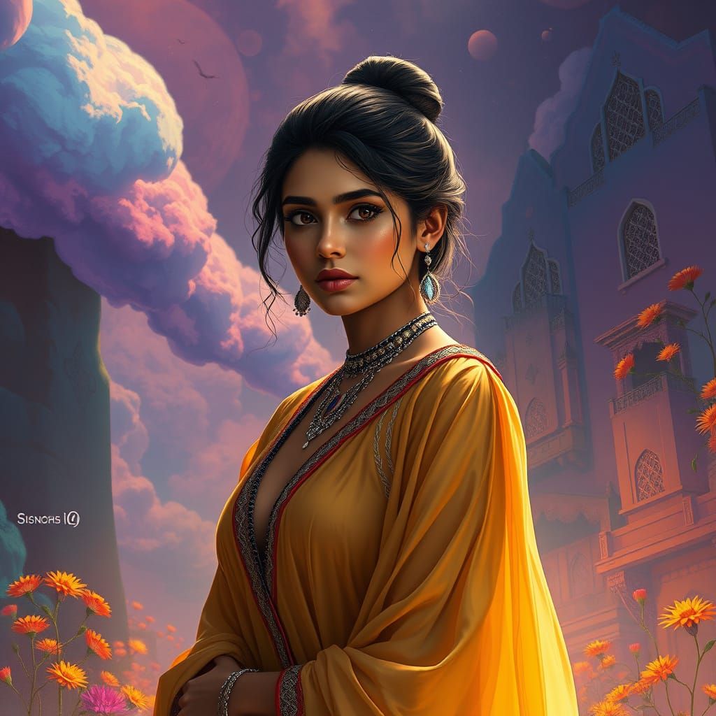 Samantha Ruth Prabhu in Dreamlike Fantasy Art