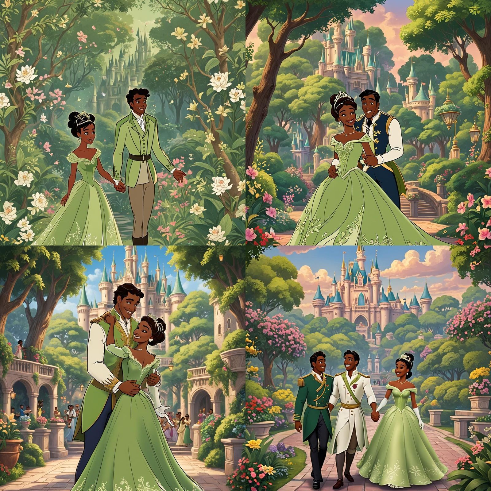 Princess Tiana and Prince Naveen's Honeymoon