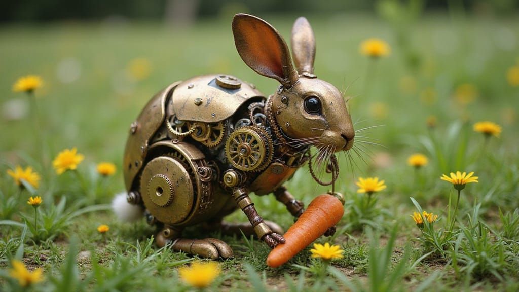 Hippity Hare has a gear loose!