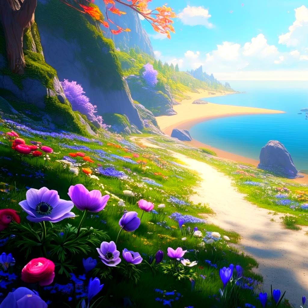 Ethereal Labyrinthine Garden on New Earth