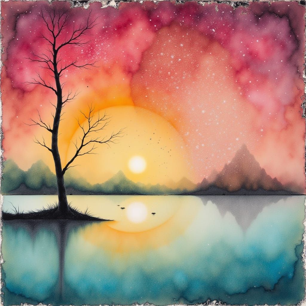 Lone Tree Silhouette