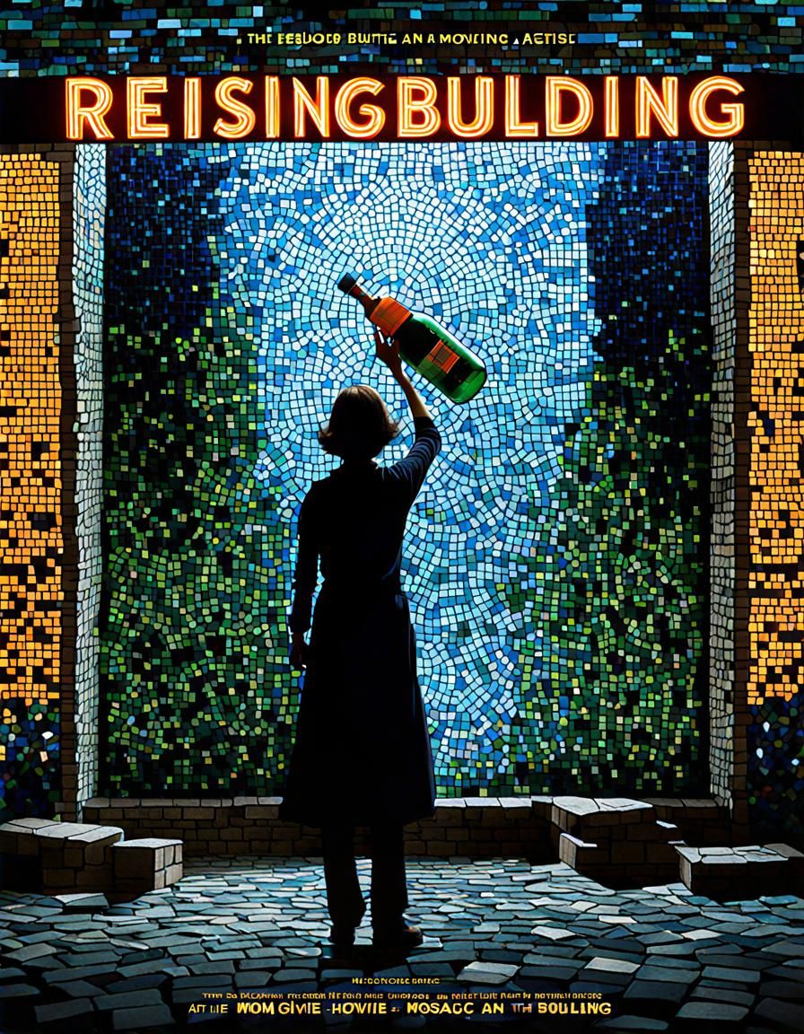 Movie Poster: Artist's Bottle Building Mosaic Home
