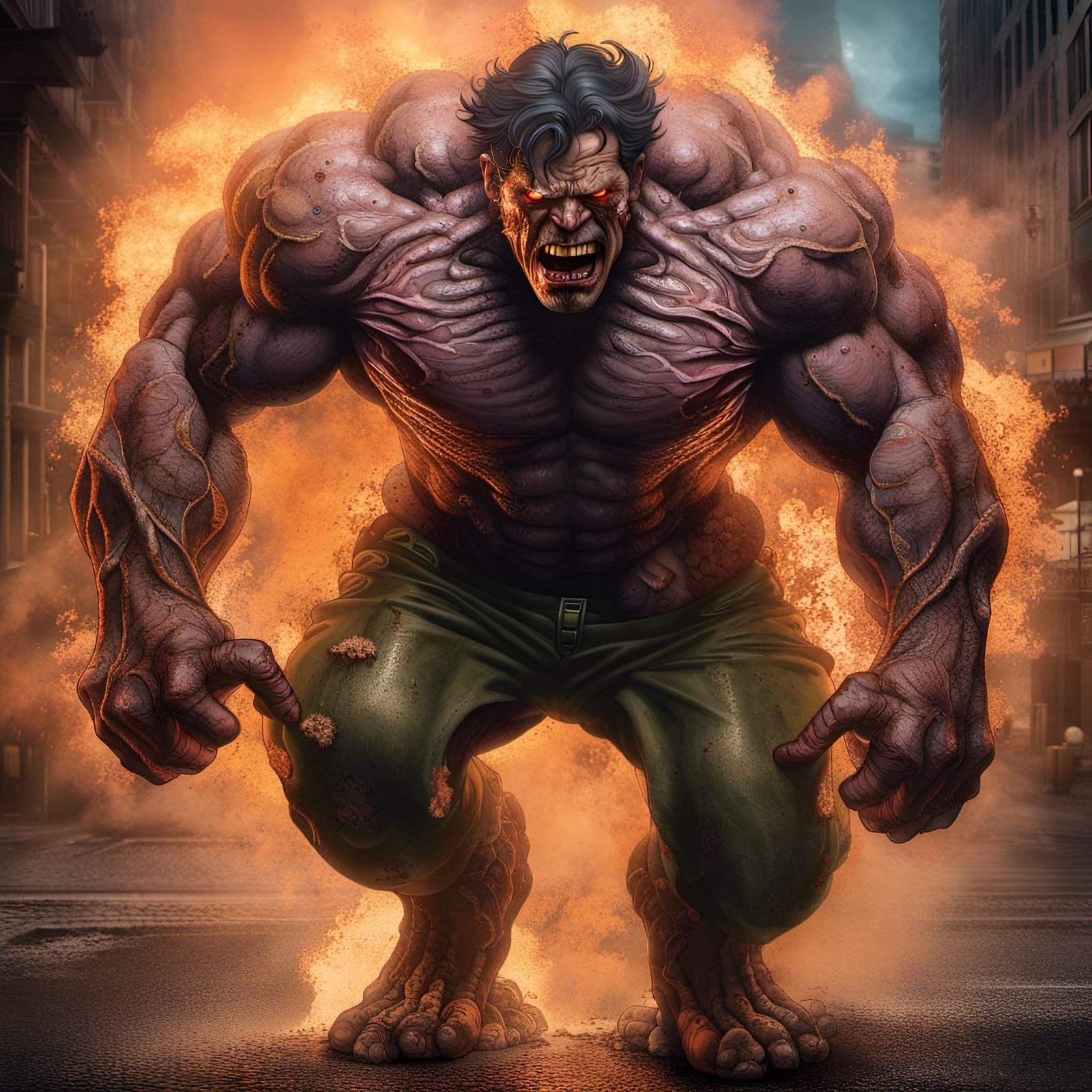 Mr. Hyde's Monstrous Transformation in Ultra Detail