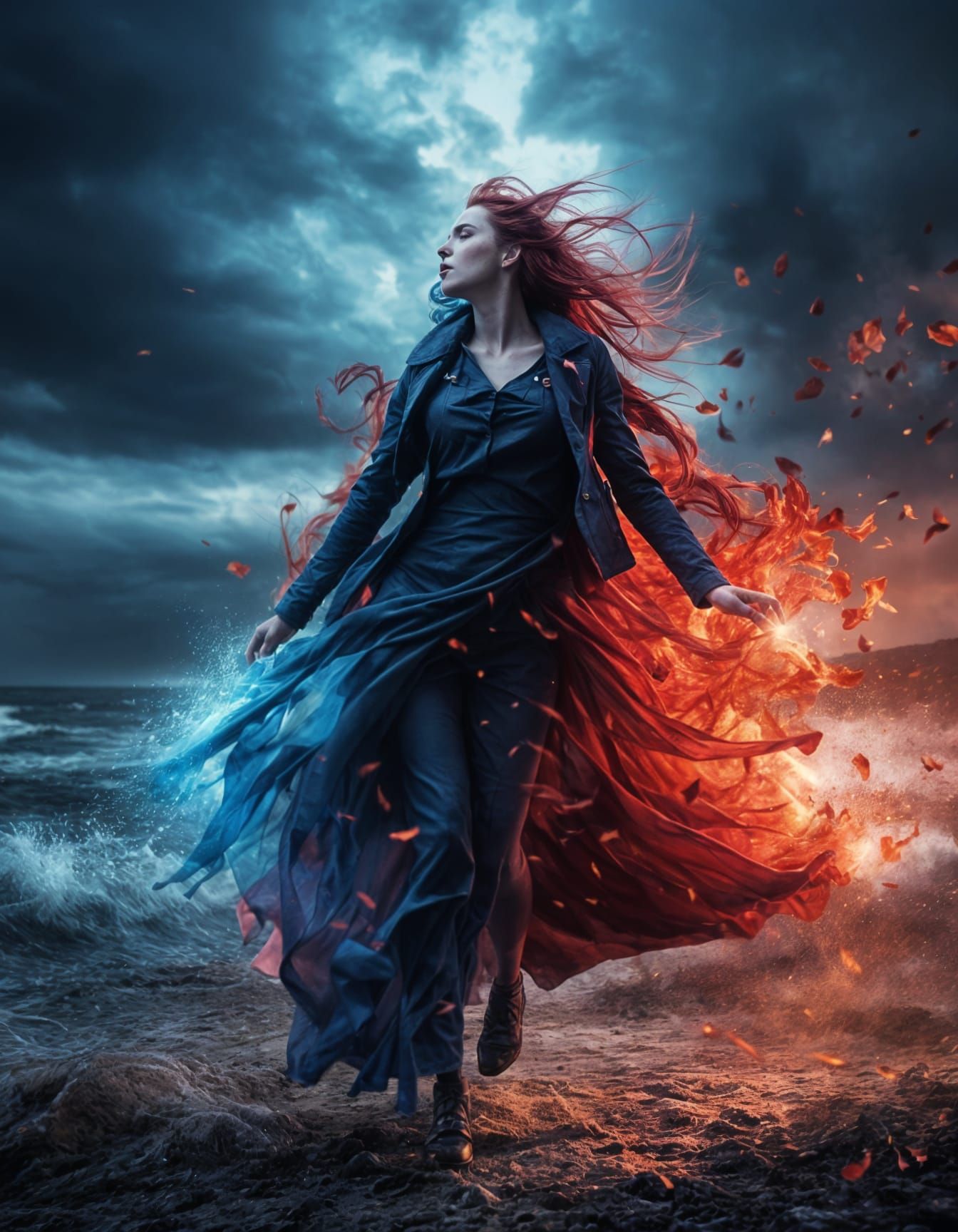 <lora:Dark fantasy realism:1.0> Change hero to a female with...