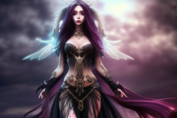 Dark Vampire Goddess Arch-Angel