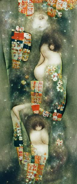 Woman in Space: A Surreal Digital Painting