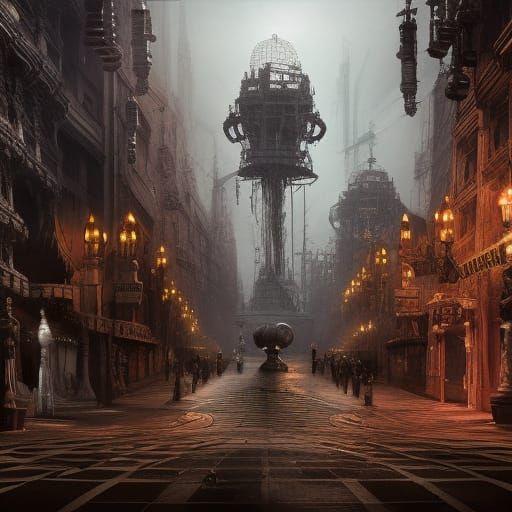 Stunning Avant-Garde Digital Matte Painting
