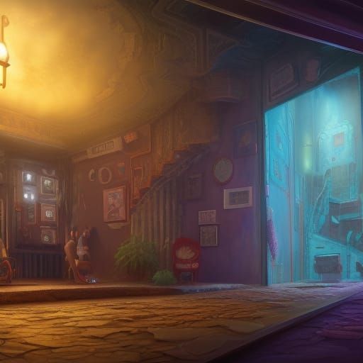 Fantastical Heartbreak Hotel Concept Art