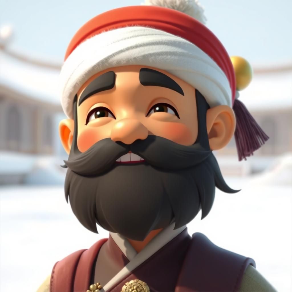 Photorealistic Cartoon Character