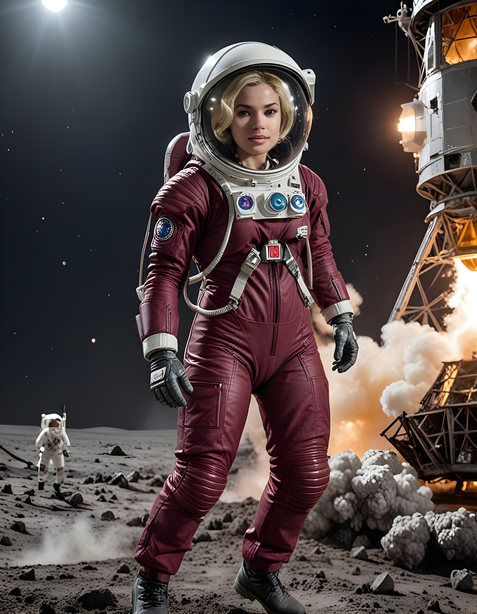 Cuban Astronaut Abandoned on the Lunar Surface