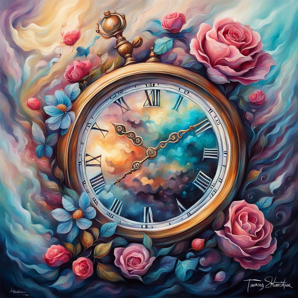 Ethereal Portrait in a Whimsical Style