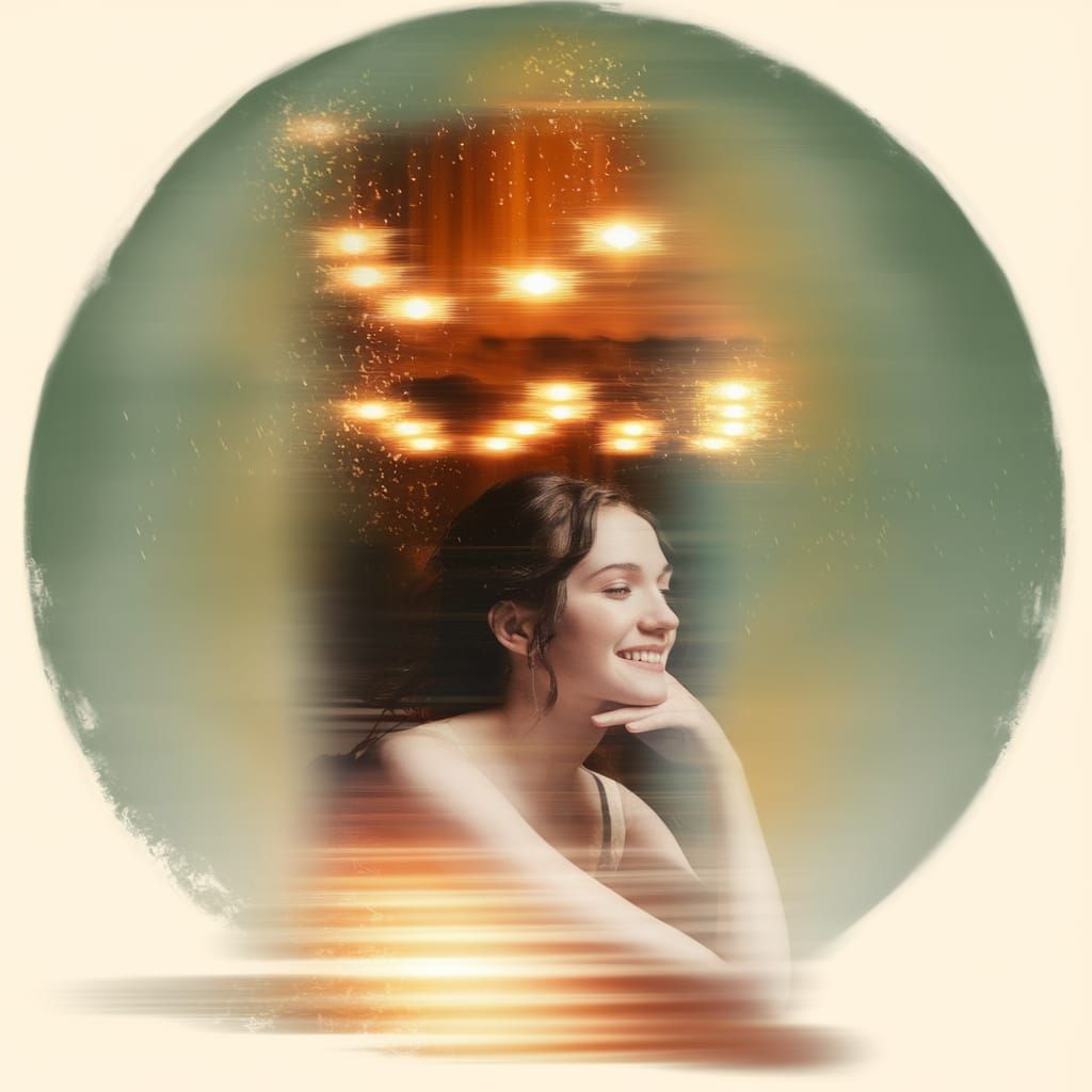 Serene Woman in Parisian Interior as Impressionist Art