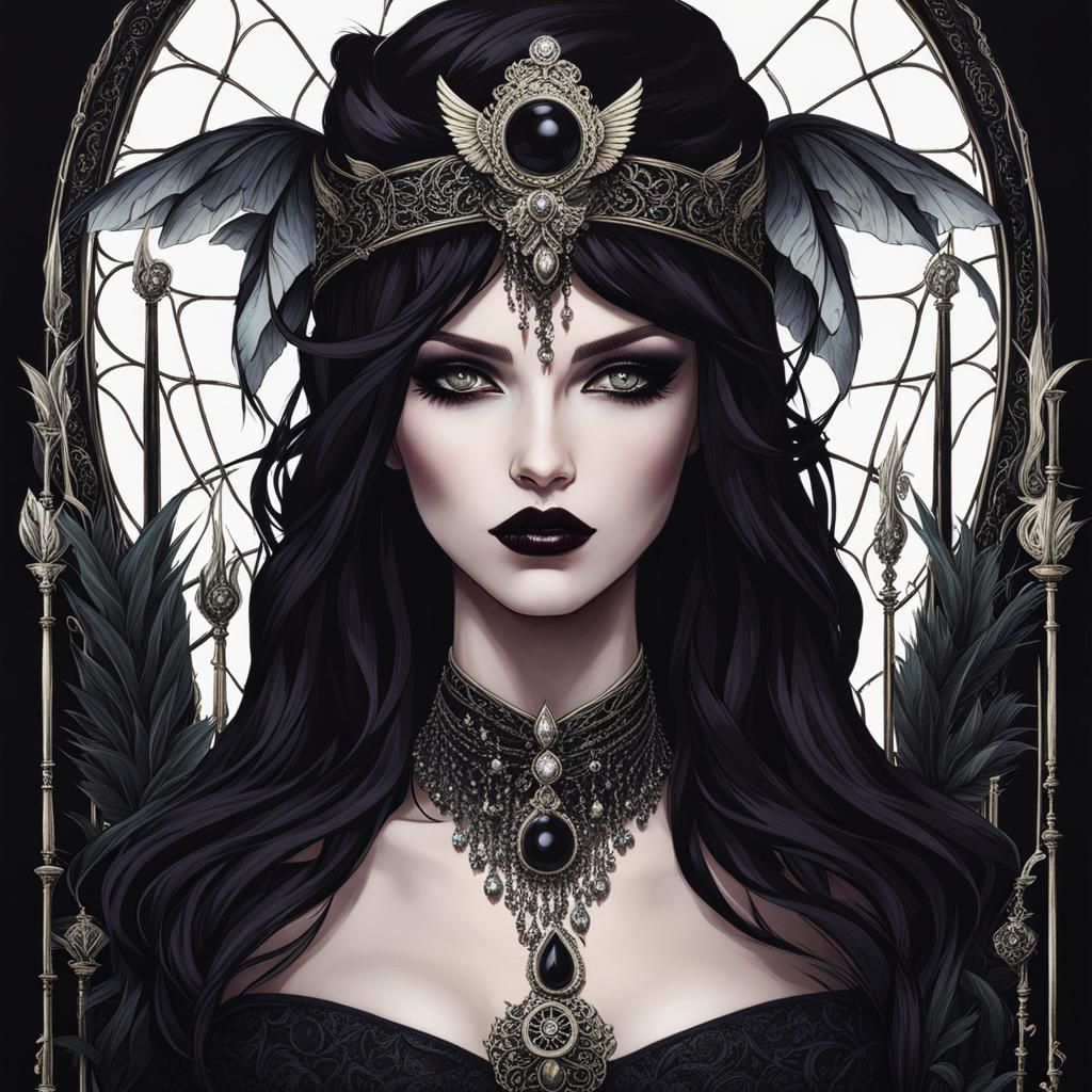 Nemesis: Romantic Goth Goddess of Retribution