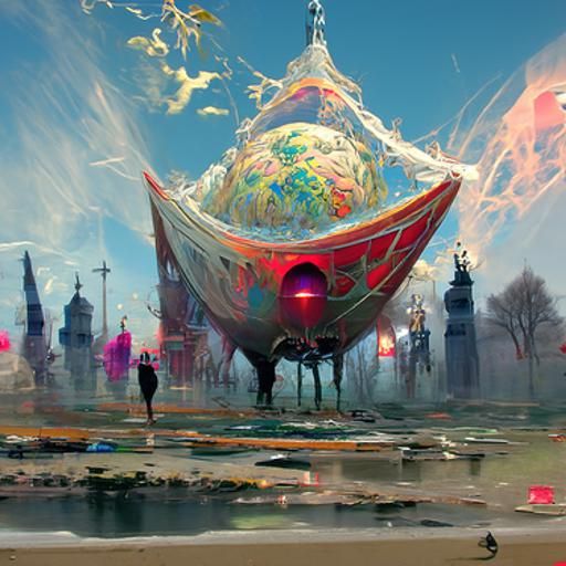 Alien Snow Olympics in Exoplanet Dome