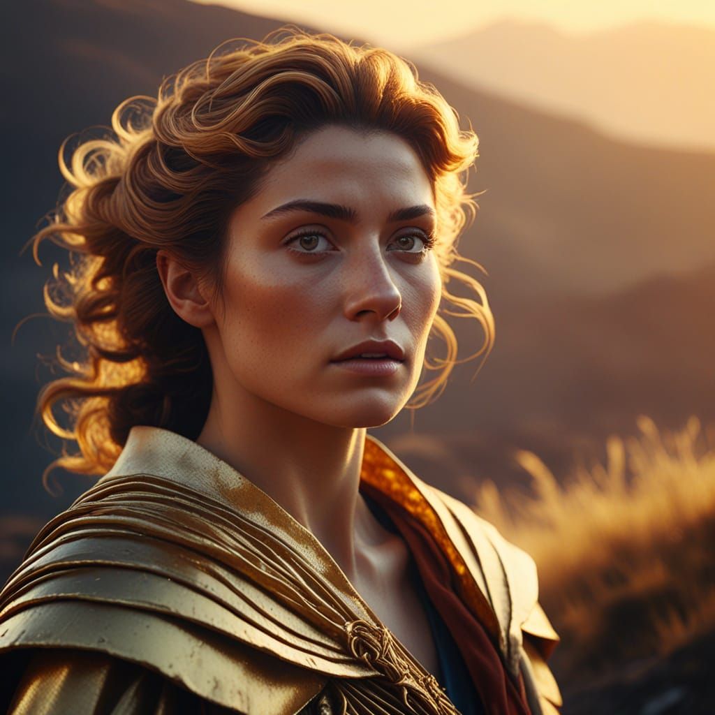 Cinematic Countess of the Winds near Mount Etna