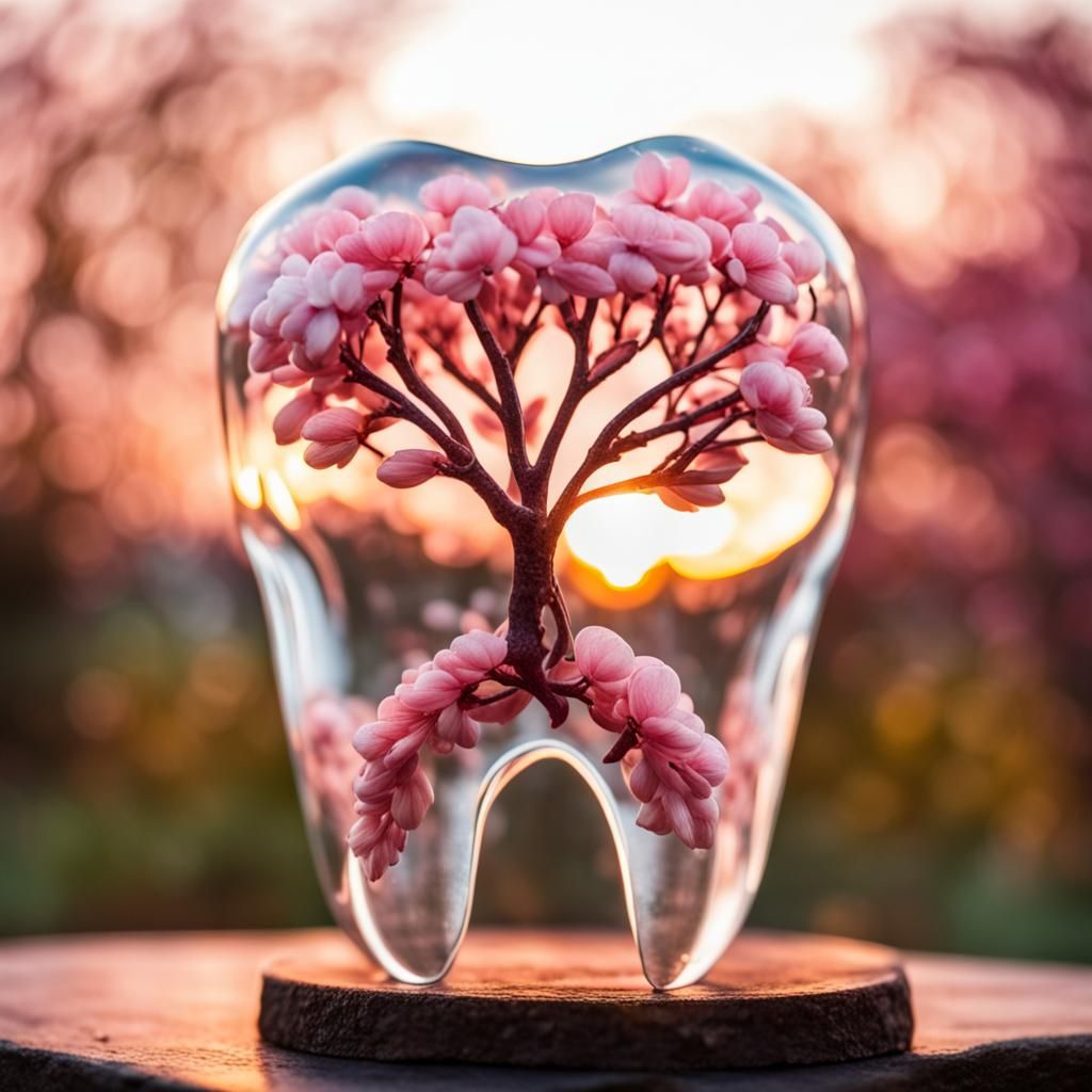 Cherry Blossom Tree Inside a Molar