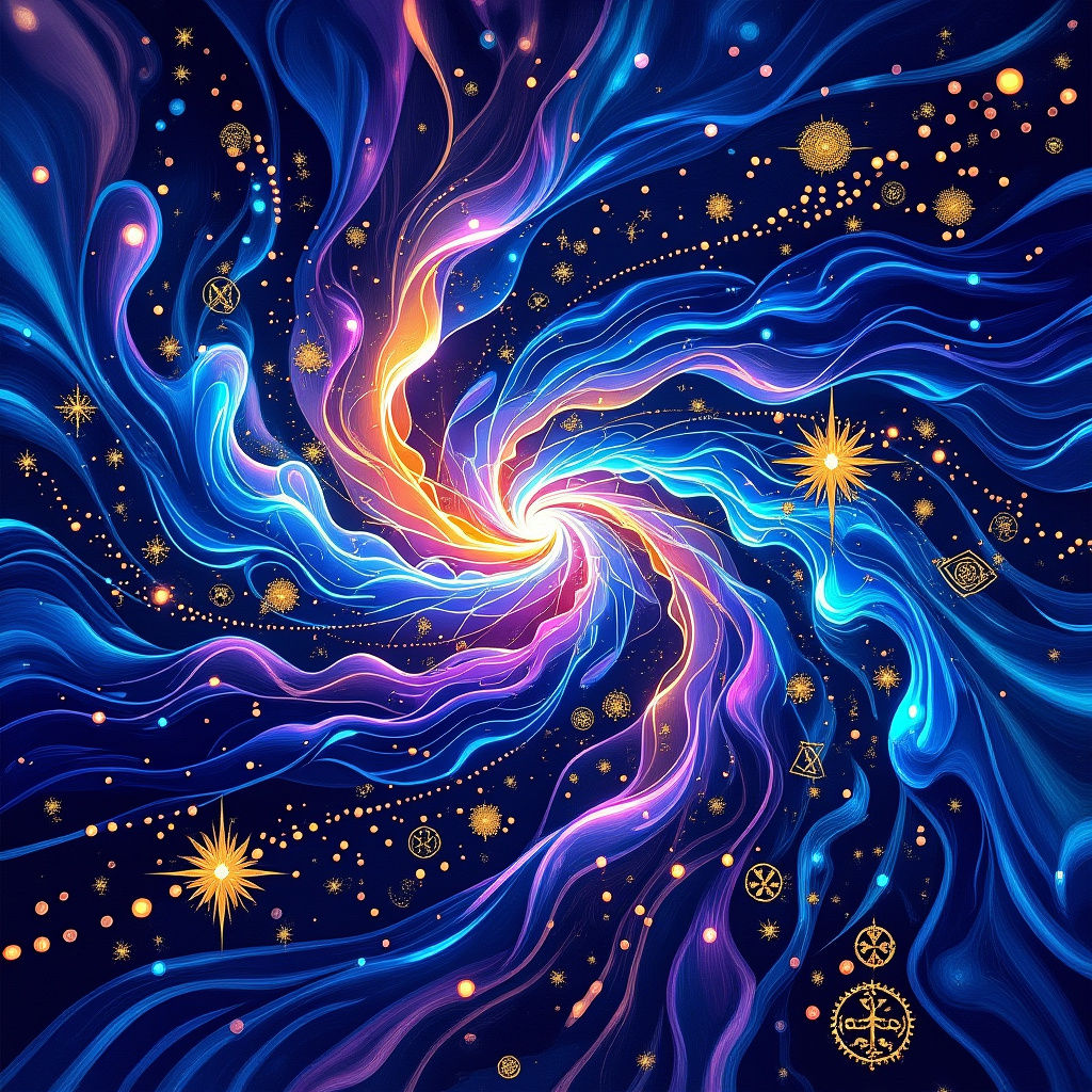 Abstract Energy Flow: Bioluminescent Currents