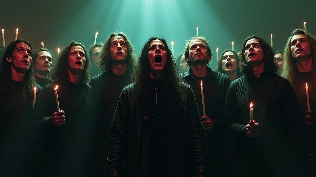 Summoning Beetlejuice: A Gothic Digital Painting