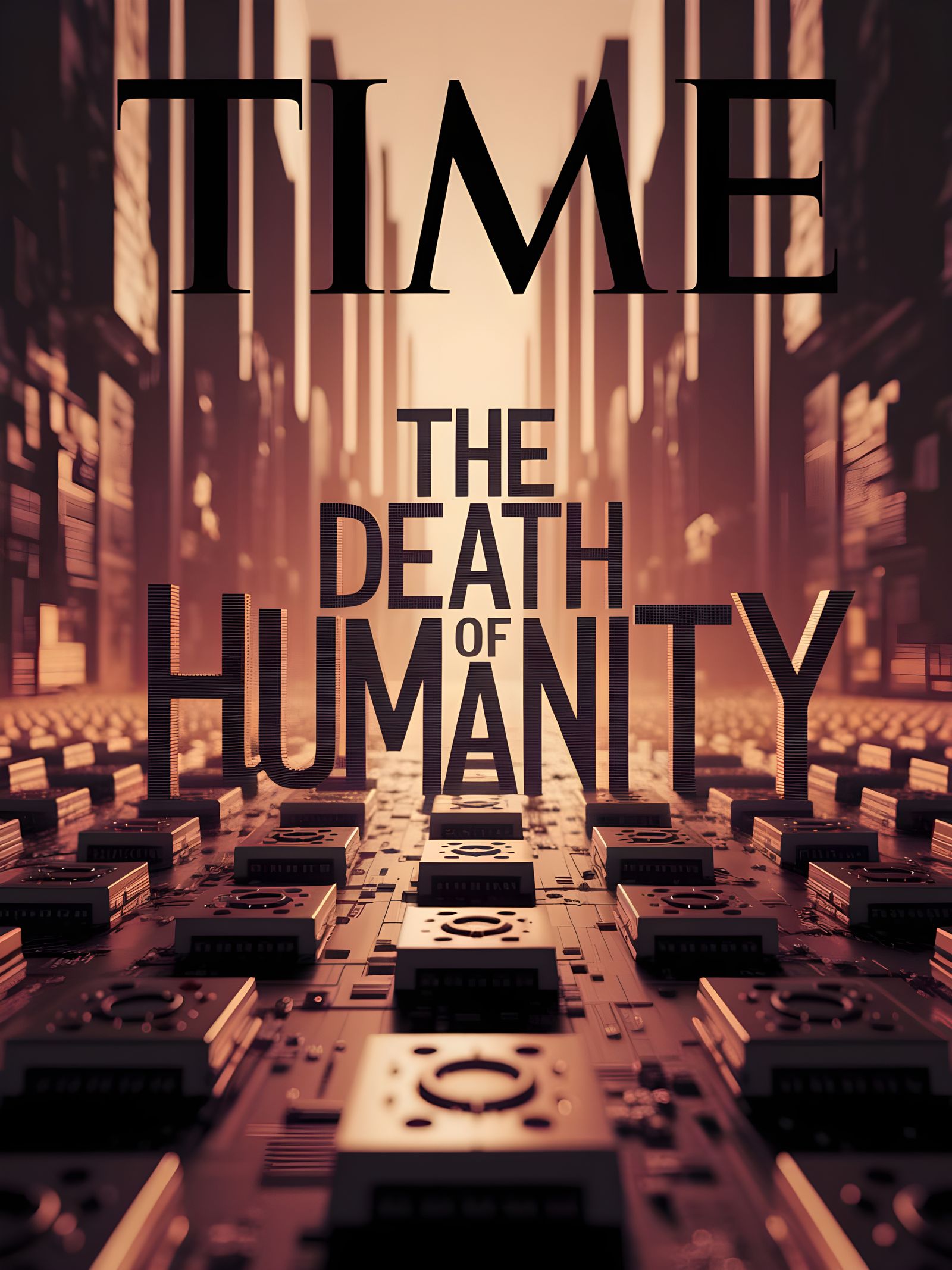 Dystopian Future: TIME Magazine Cover Art