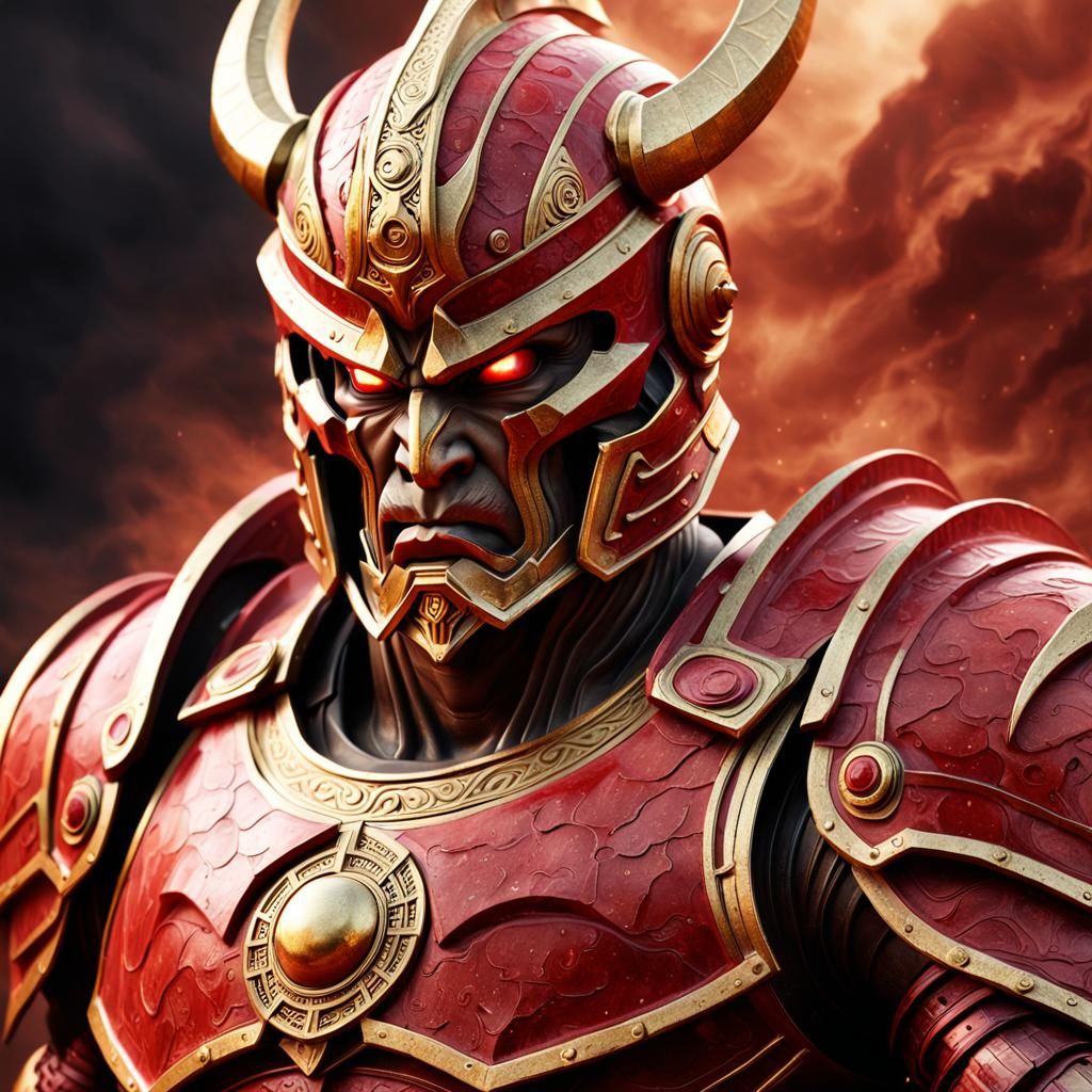 Mars God of War Sculpture in Baroque Style