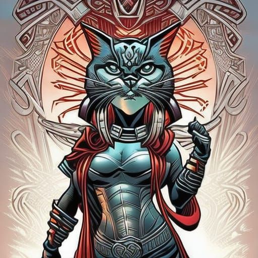 Lucky Cat Comic Book Art by Mark Brooks & Dan Mumford