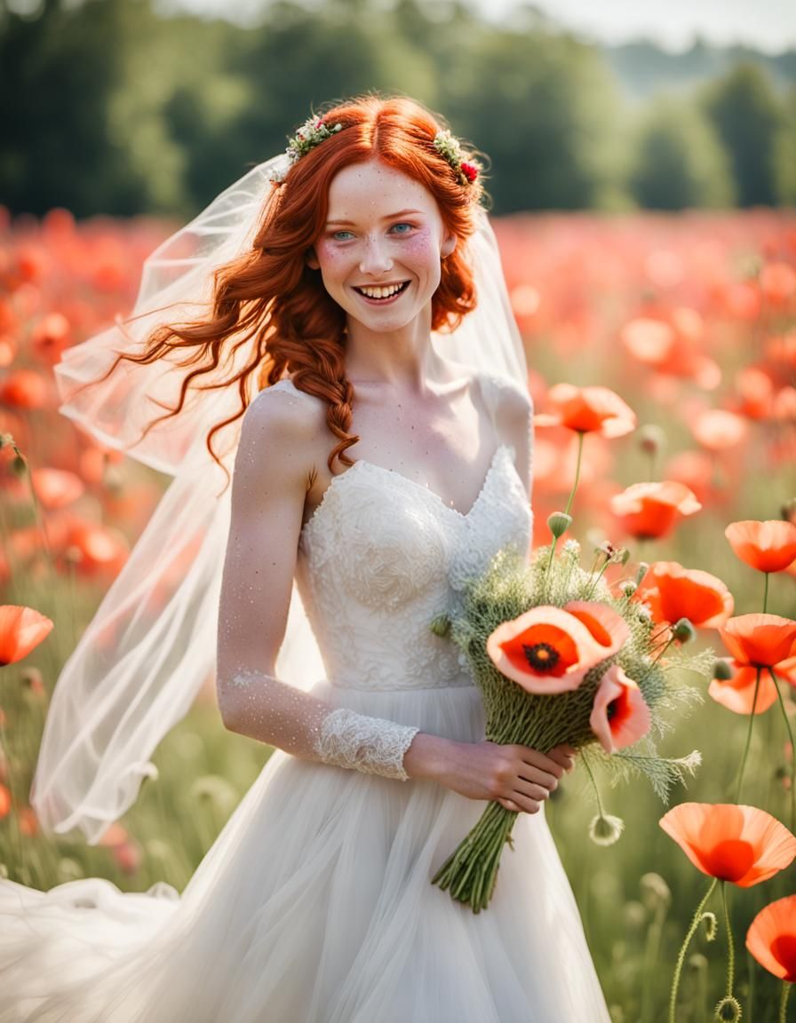 Redhead bride