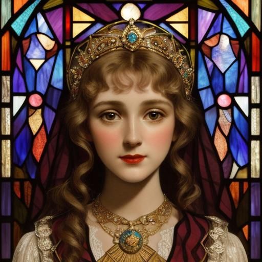 Surreal Ballerina Portrait in Style of Max Ernst