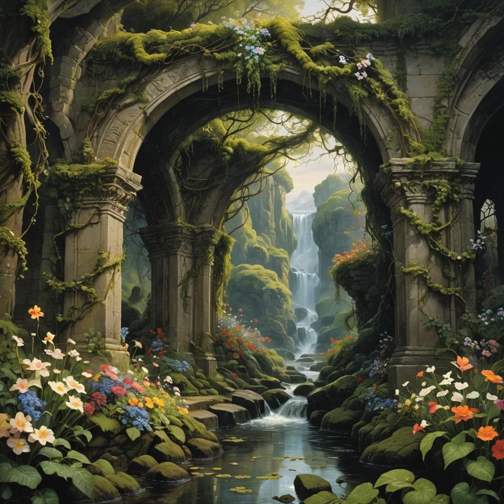 Mysterious Archway to a Dark Realm