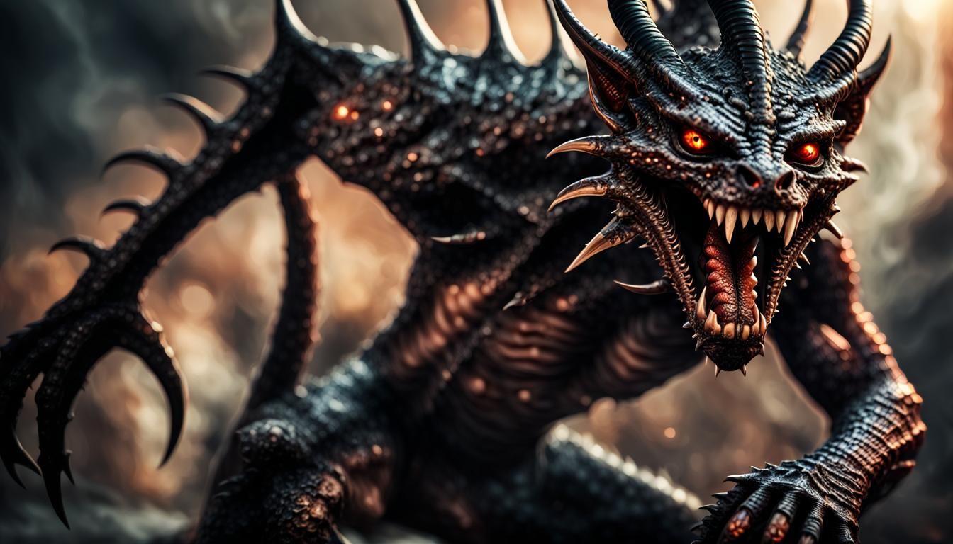 Scary Alien Kobold Demon in Hellfire