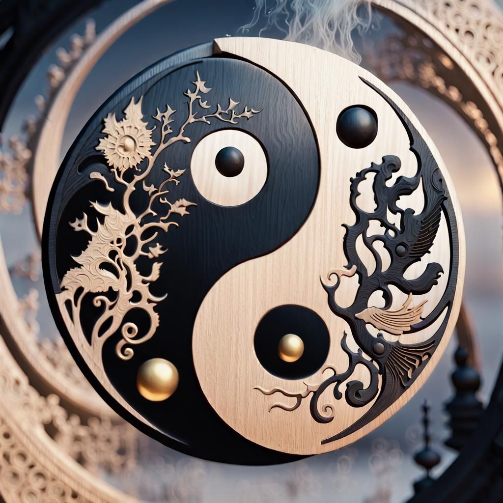 Surreal Silkpunk Pagoda Dreamscape