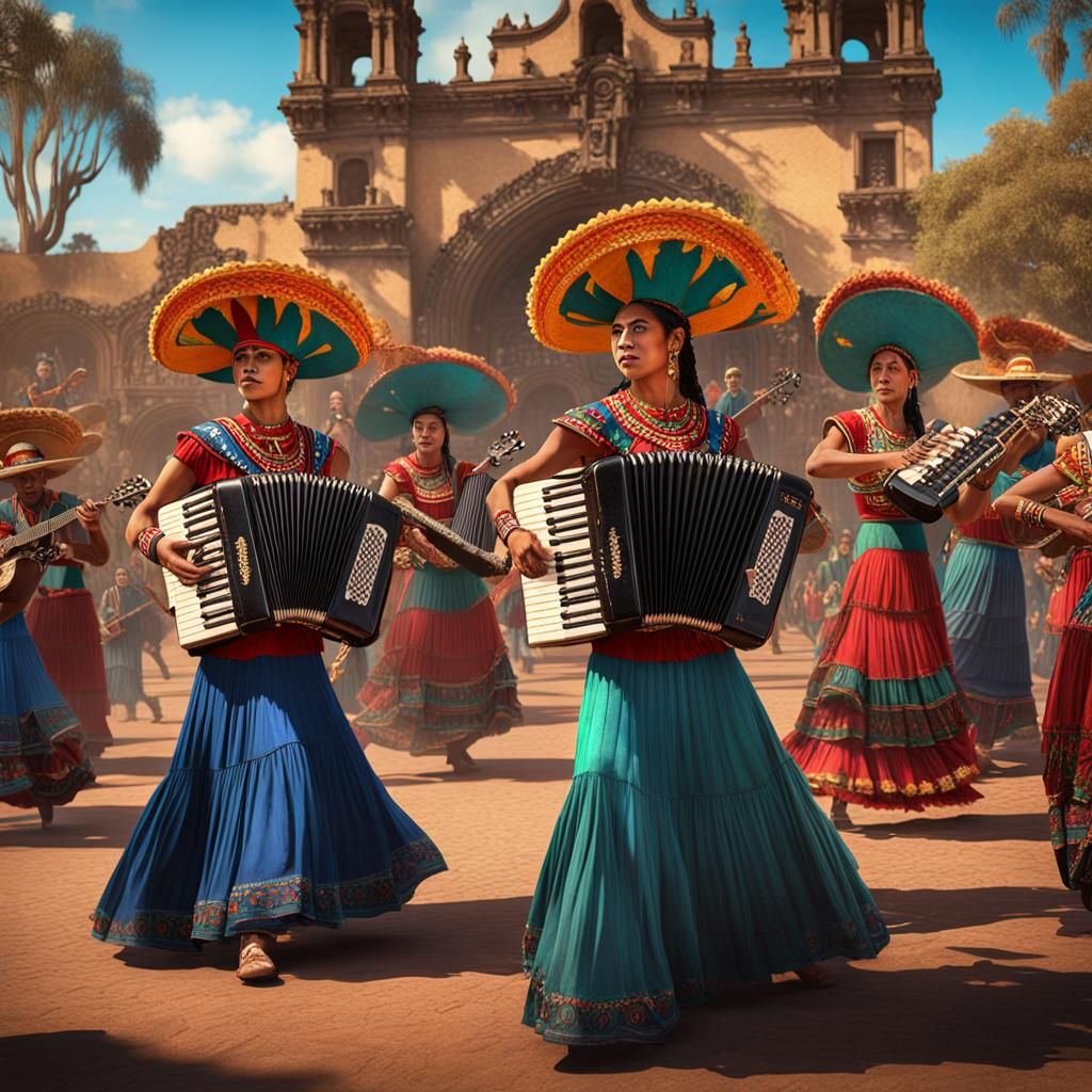 Vibrant Mexican Cultural Festival in Balboa Park