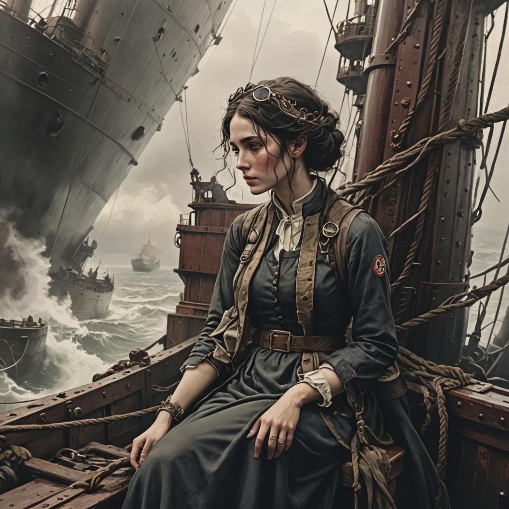 Heroic Girl Hidden in Steamship Cargo