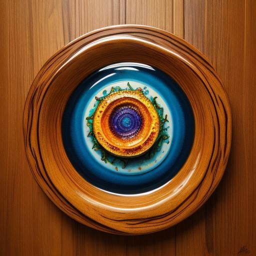 Living Marmalade Creature in Surrealist Style