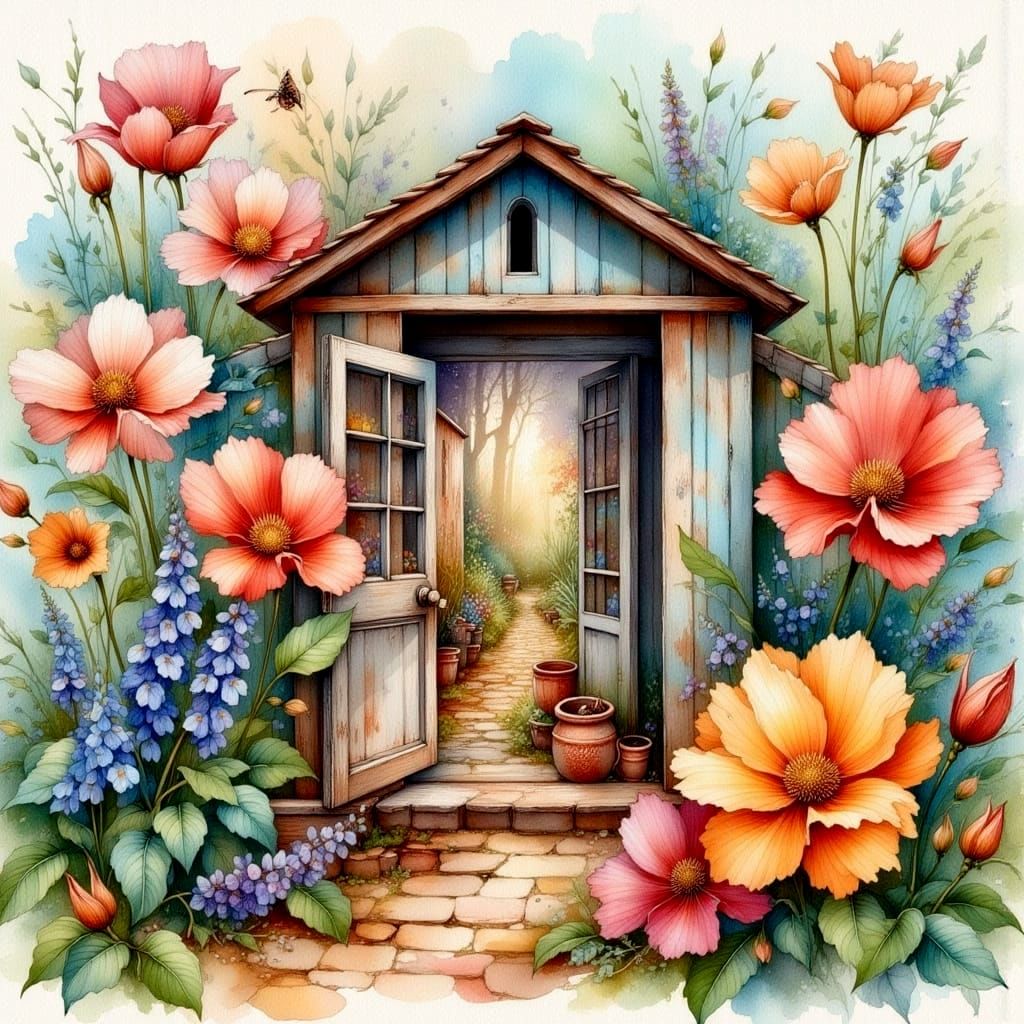 Life is in Watercolor Aesthetic