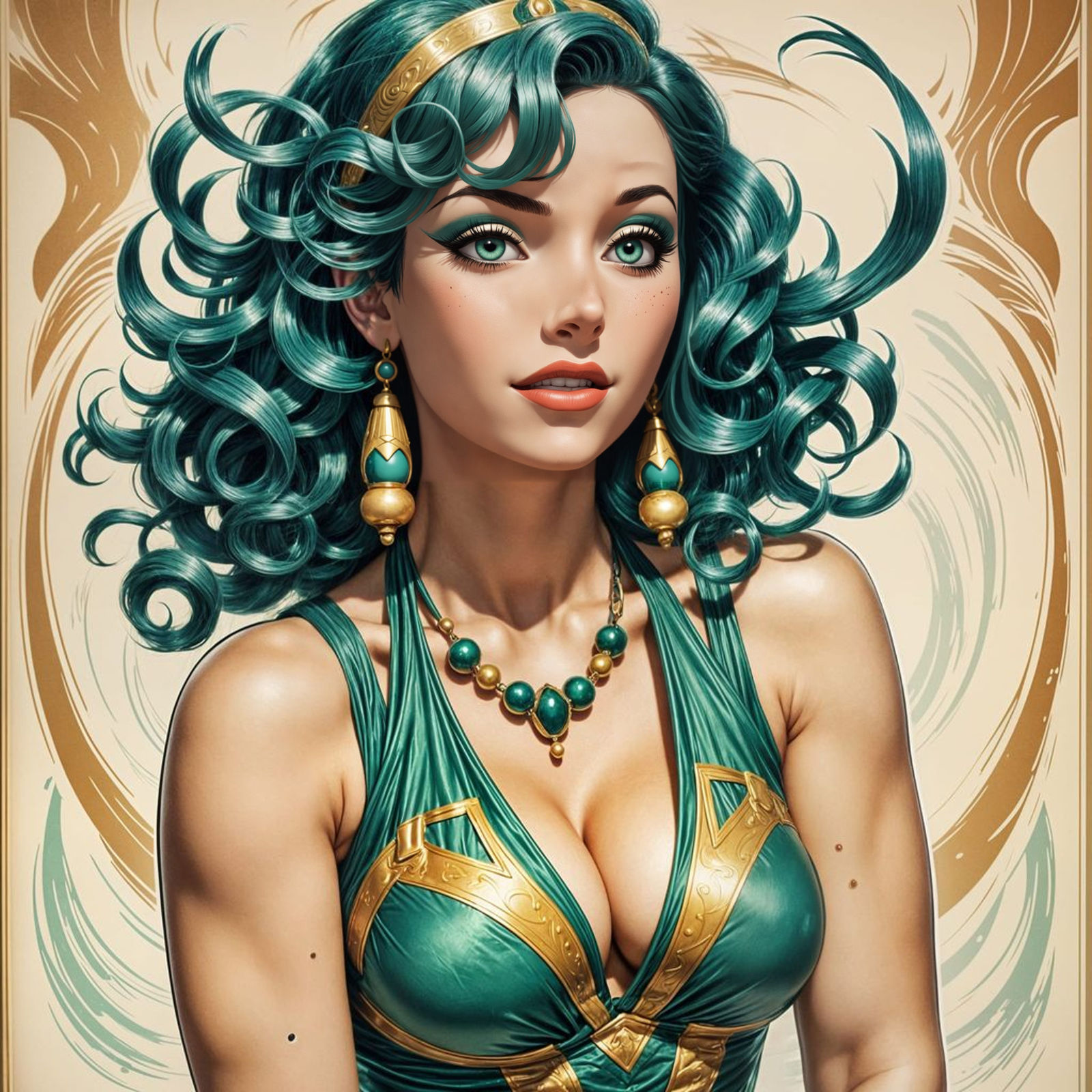 Gothic Inspired Portrait of a Beautiful Young Woman