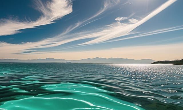 Beautiful Blue Sea Image
