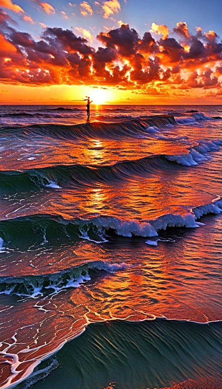 Breathtaking Sunset Sky with Vibrant Colors