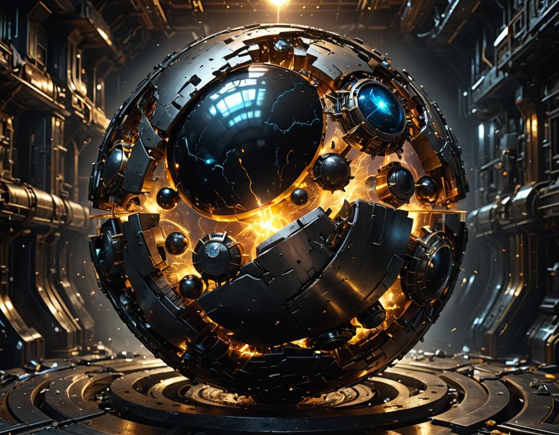 Metallic Sphere Emitting Dark Energy in Fusion Reactor